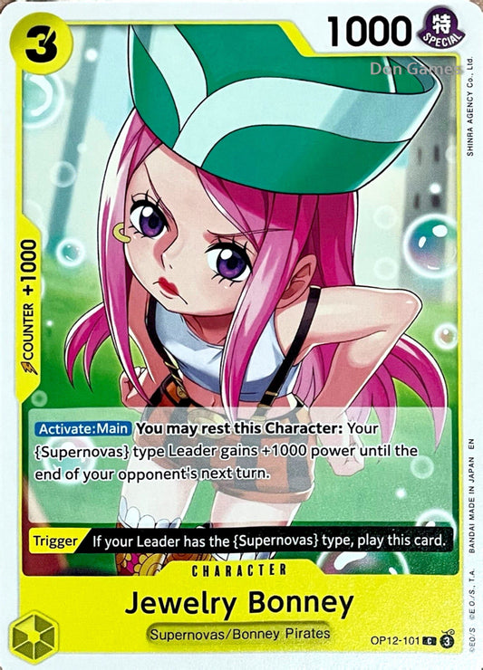OP12-101 Jewelry Bonney Character Card