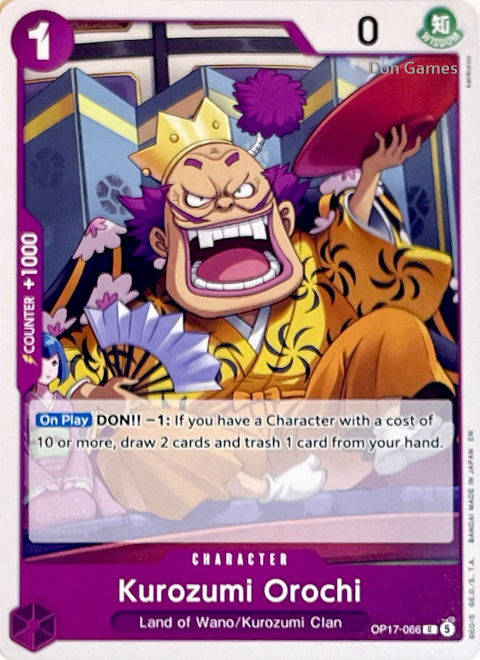 OP17-066 Kurozumi Orochi Character Card
