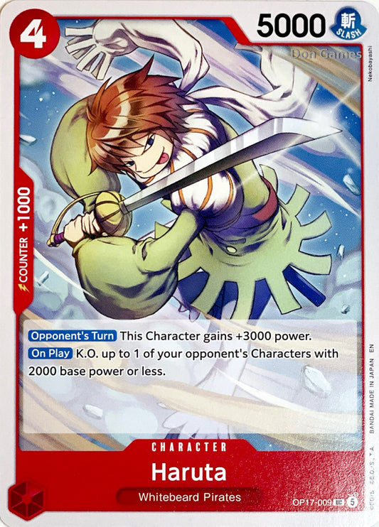 OP17-009 Haruta Character Card
