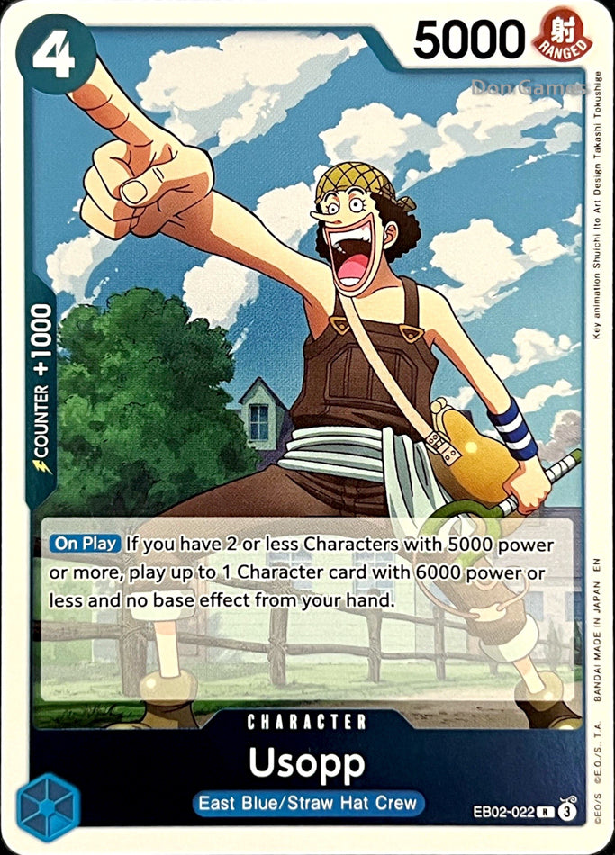 EB02-022 Usopp Character Card – Don Games