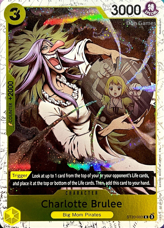 ST20-003 Charlotte Brulee Character Card Textured Foil