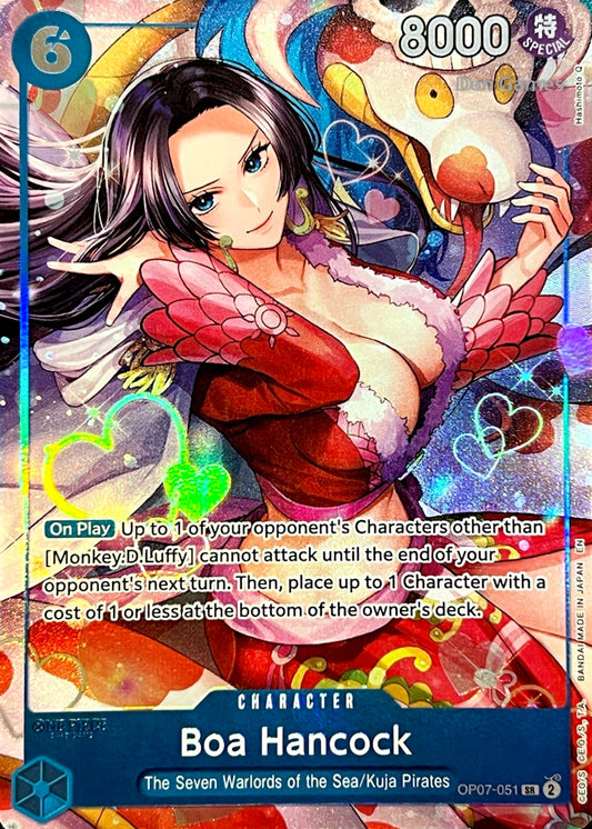 OP07-051 Boa Hancock Character Card Alternate Art Ver. 1 (The Seven Warlords of the Sea Binder Set)