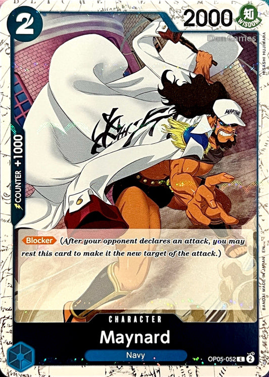 OP05-052 Maynard Character Card Textured Foil