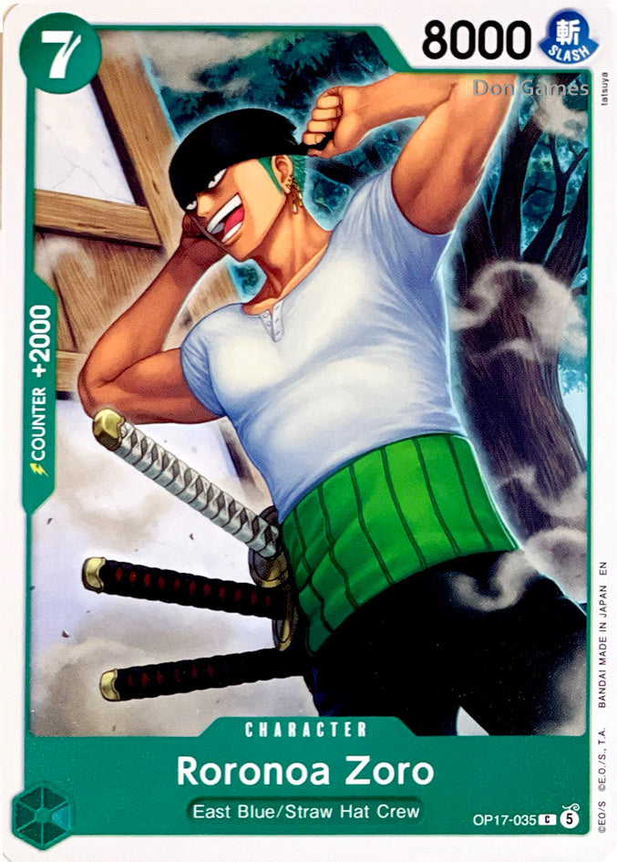 OP17-035 Roronoa Zoro Character Card
