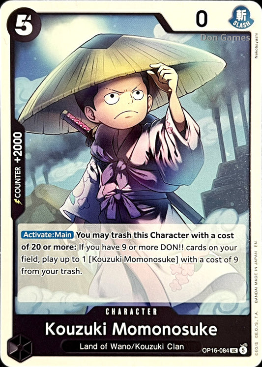 OP16-084 Kouzuki Momonosuke Character Card