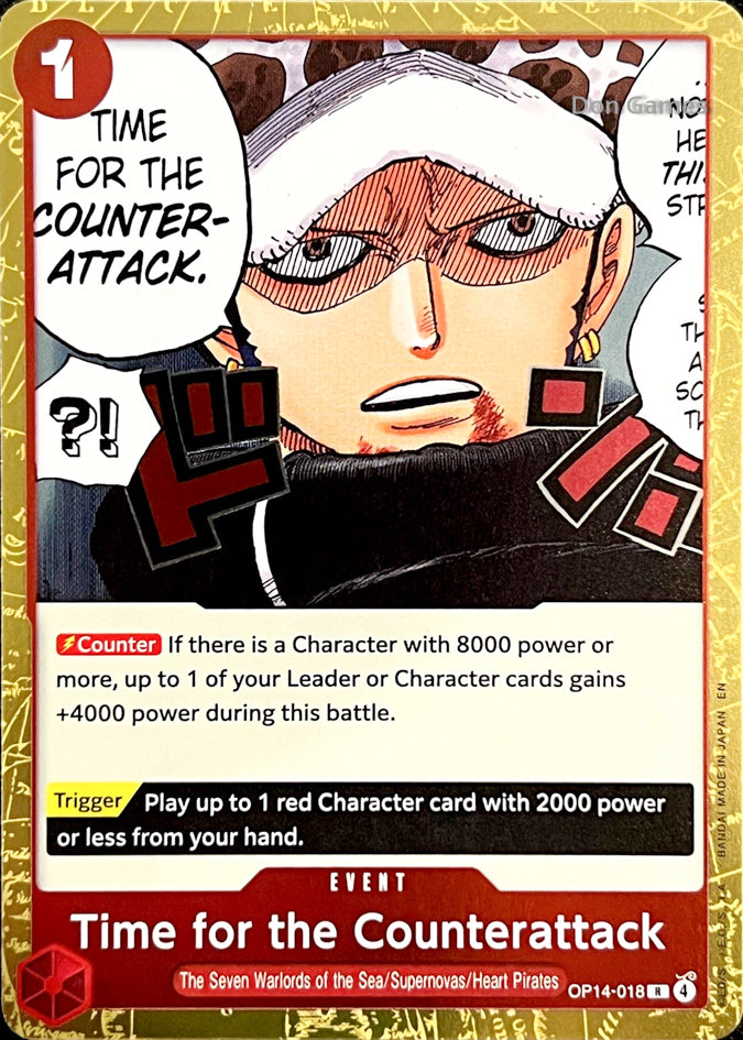 Counterattack Card OP14-018 Time for the Counterattack Event Card – Don Games
