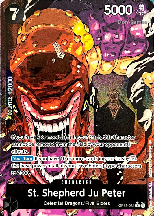 OP13-084 St. Shepherd Ju Peter Character Card Alternate Art