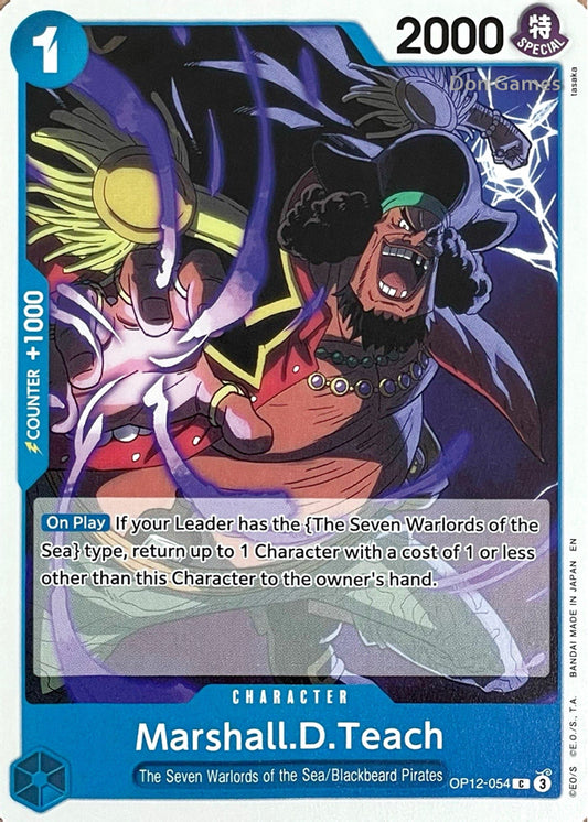 OP12-054 Marshall. D. Teach Character Card