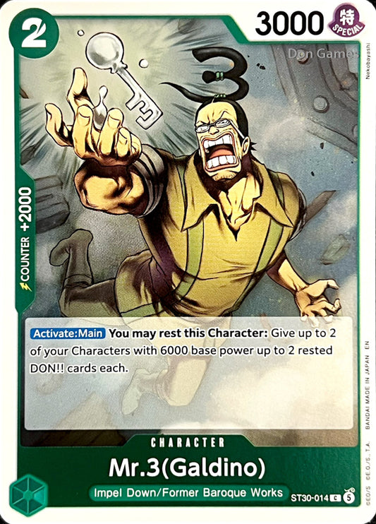 ST30-014 Mr. 3 (Galdino) Character Card
