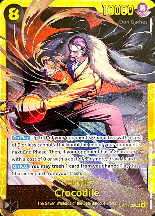 OP14-120 Crocodile Character Card