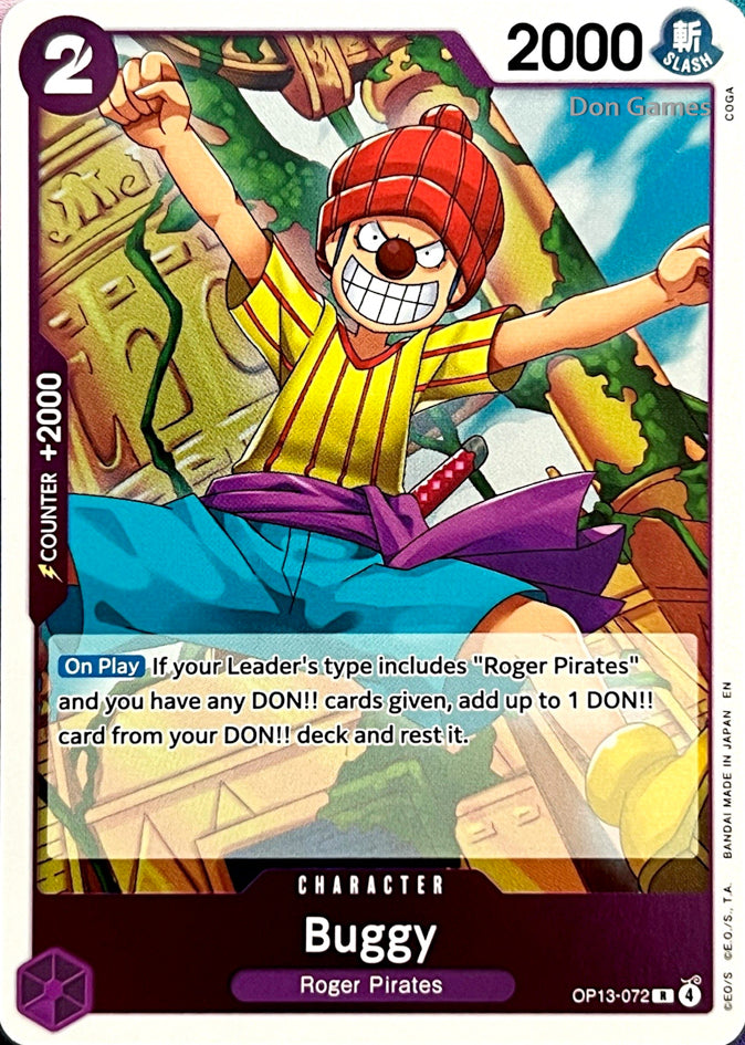 OP13-072 Buggy Character Card