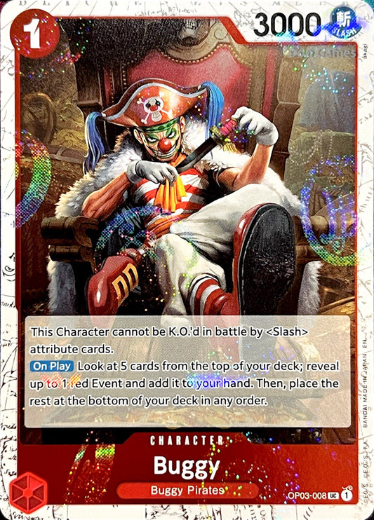 OP03-008 Buggy Character Card Treasure Foil