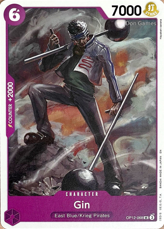 OP12-068 Gin Character Card