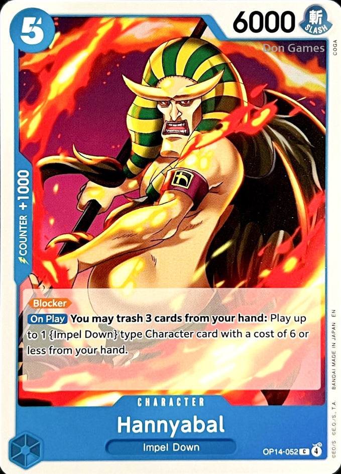 OP14-052 Hannyabal Character Card
