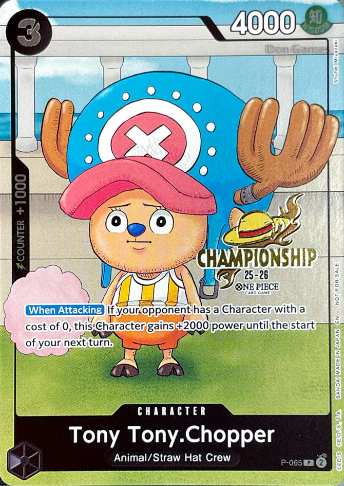 P-065 Tony Tony. Chopper Character Card CS 25-26 Event Promo