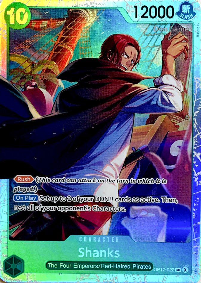 OP17-022 Shanks Character Card