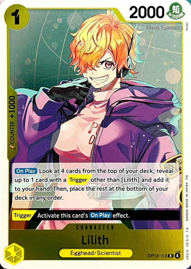 OP13-113 Lilith Character Card