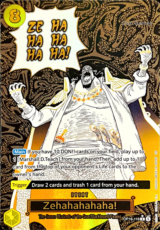 OP16-116 Zehahahahaha! Event Card Alternate Art