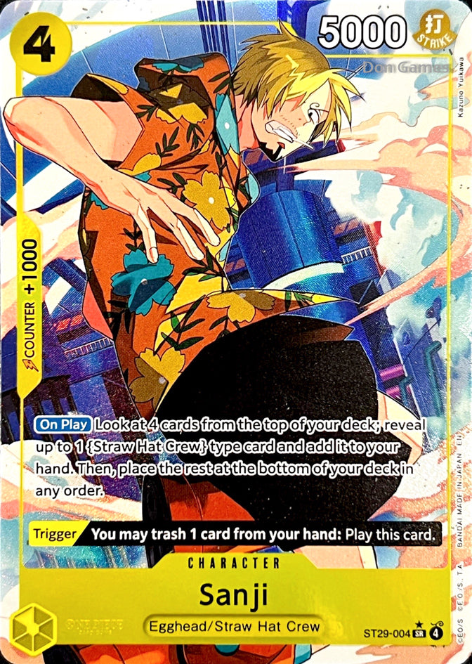 ST29-004 Sanji Character Card Extended Art