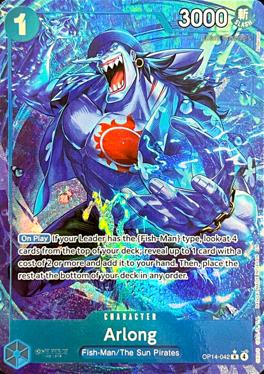 OP14-042 Arlong Character Card Alternate Art
