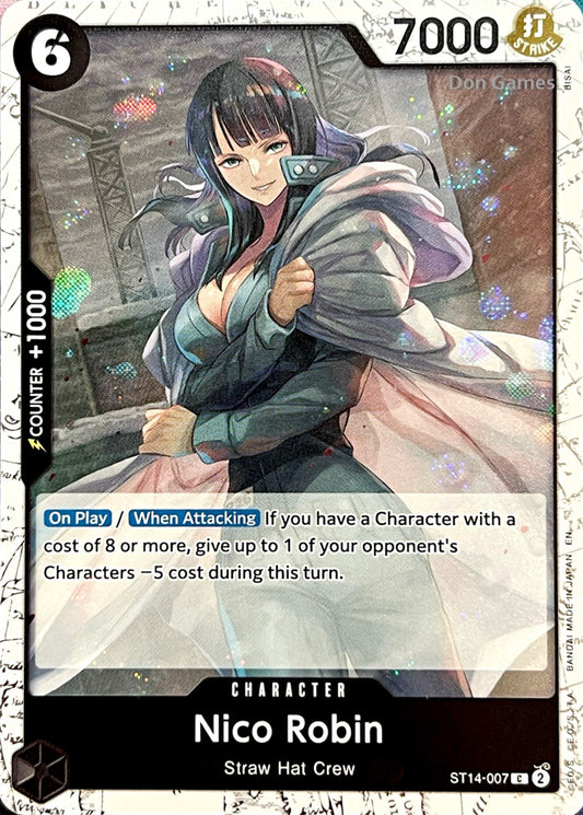 ST14-007 Nico Robin Character Card Textured Foil