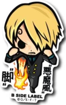 B-Side Label Sticker Sanji Ver. 1