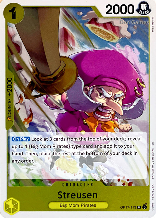OP17-113 Streusen Character Card