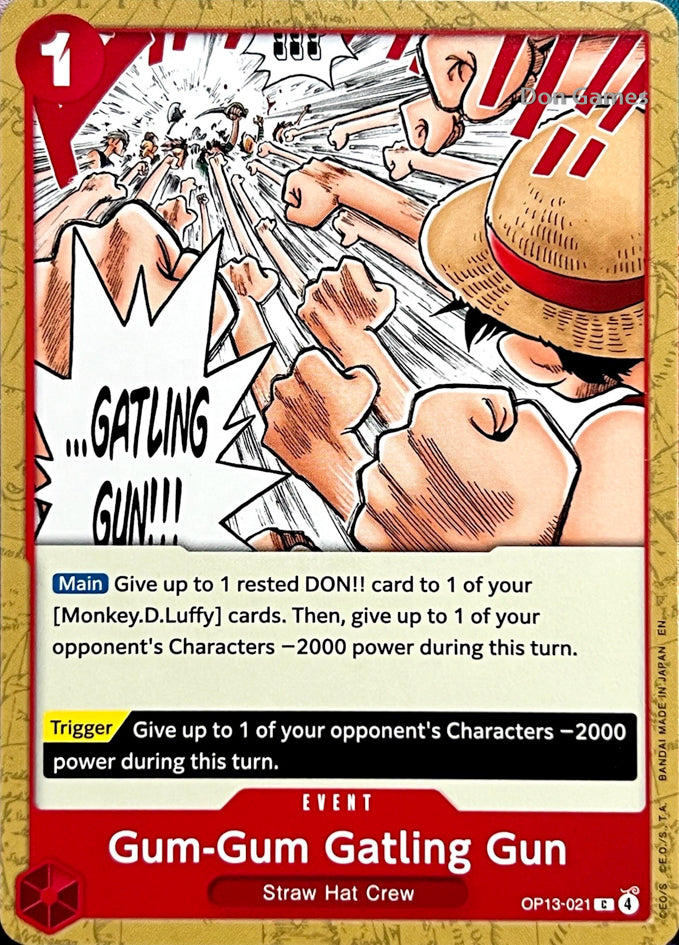 OP13-021 Gum-Gum Gatling Gun Event Card