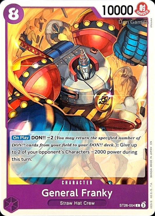 ST26-004 General Franky Character Card