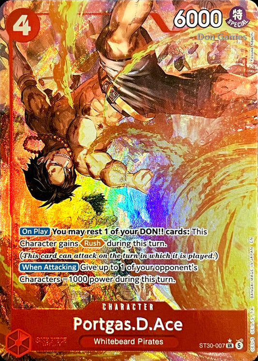 ST30-007 Portgas. D. Ace Character Card Extended Art