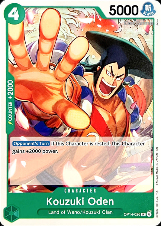 OP14-026 Kouzuki Oden Character Card