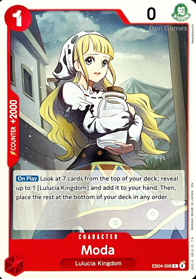 EB04-006 Moda Character Card