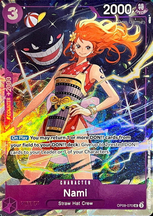 OP09-070 Nami Character Card Alternate Art Best Selection Vol. 4