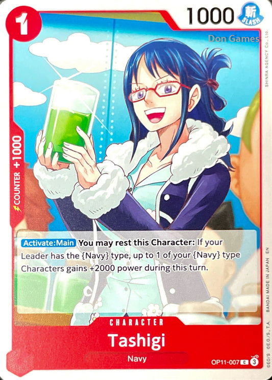 OP11-007 Tashigi Character Card