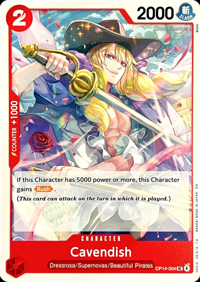 OP14-004 Cavendish Character Card