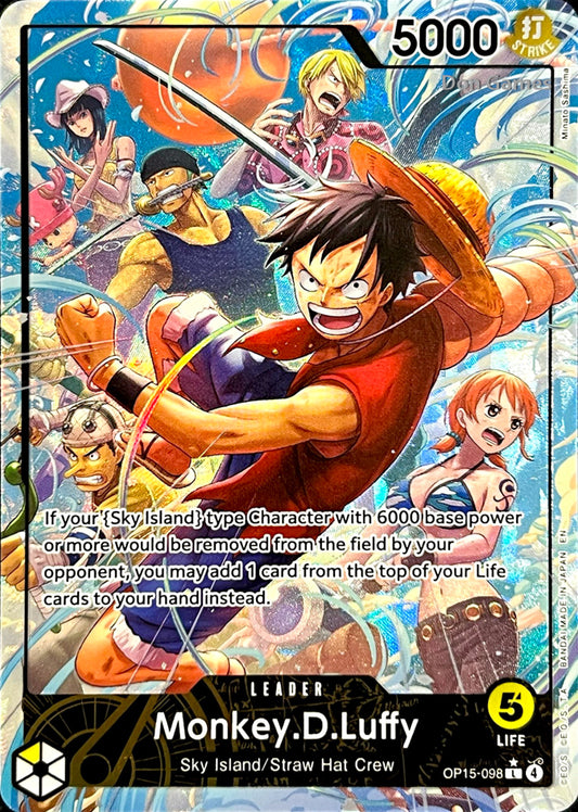 OP15-098 Monkey. D. Luffy Leader Card Alternate Art