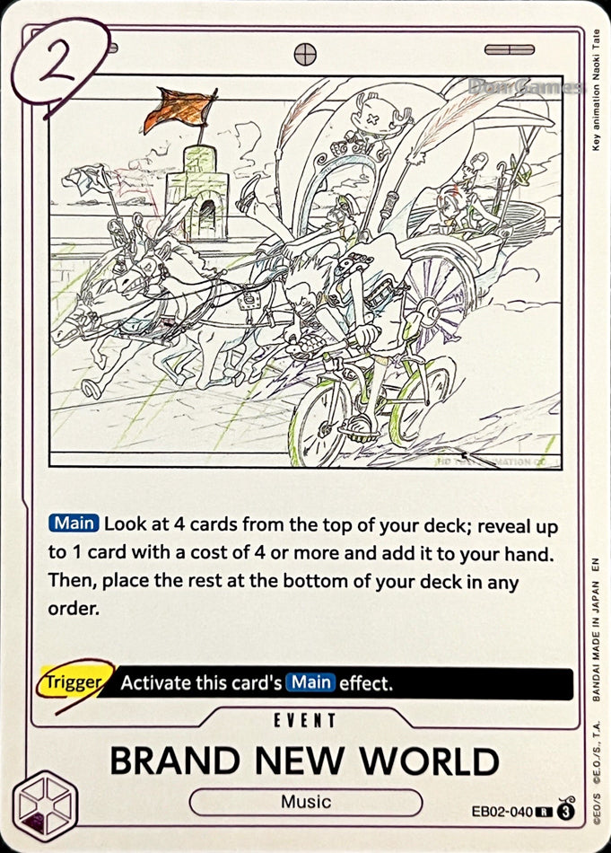 EB02-040 BRAND NEW WORLD Event Card