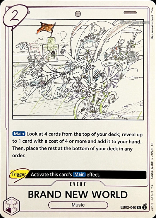 EB02-040 BRAND NEW WORLD Event Card