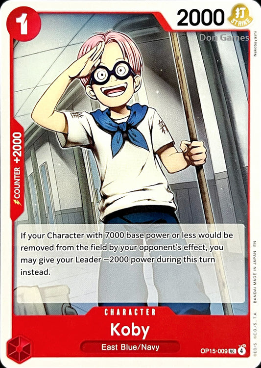 OP15-009 Koby Character Card