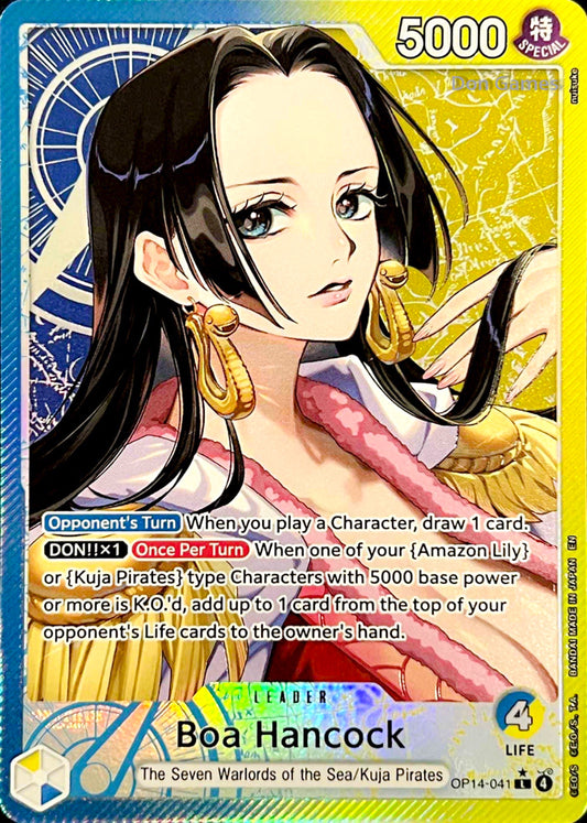 OP14-041 Boa Hancock Leader Card Alternate Art