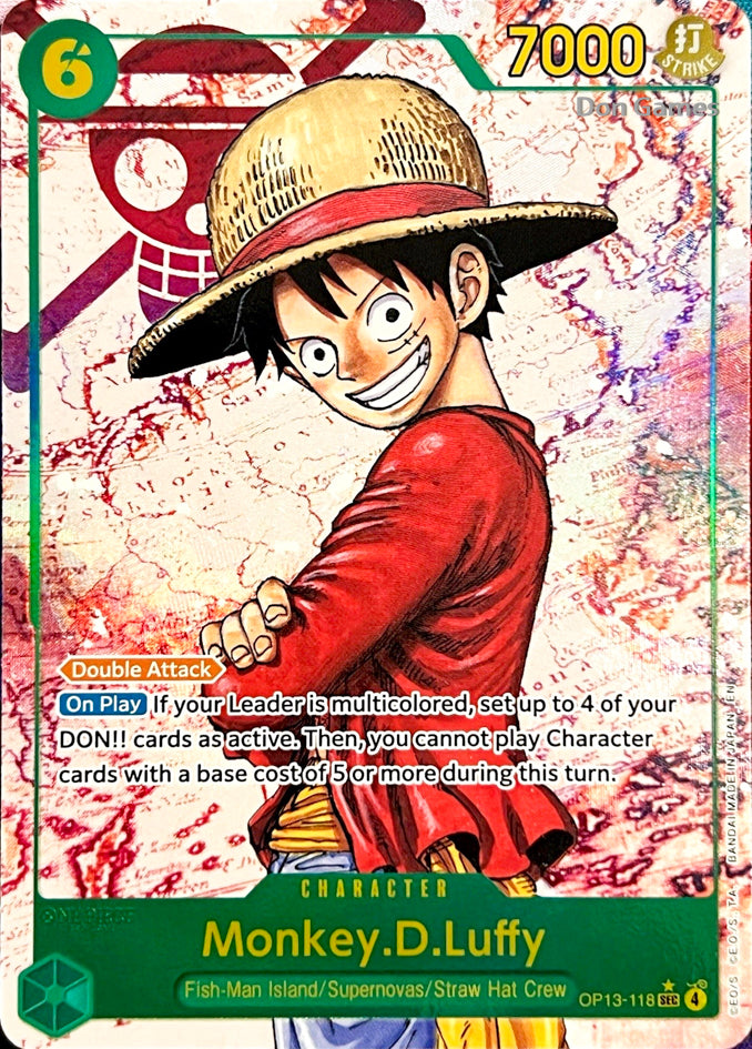 OP13-118 Monkey. D. Luffy Character Card Alternate Art