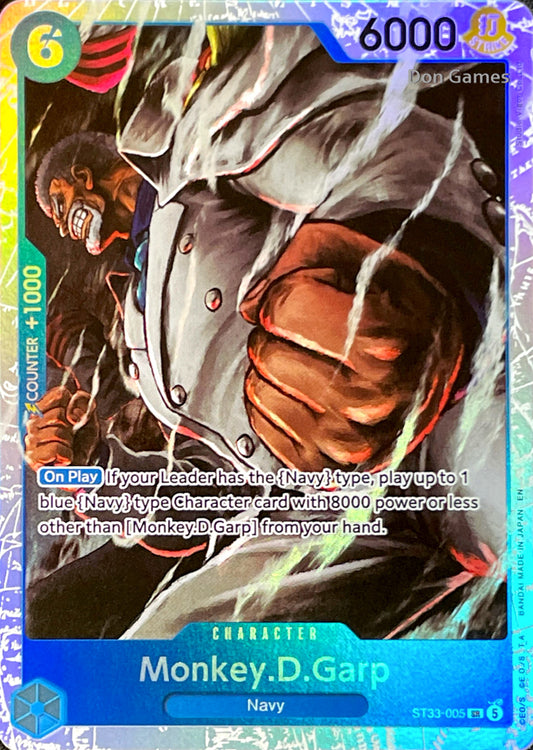 ST33-005 Monkey. D. Garp Character Card