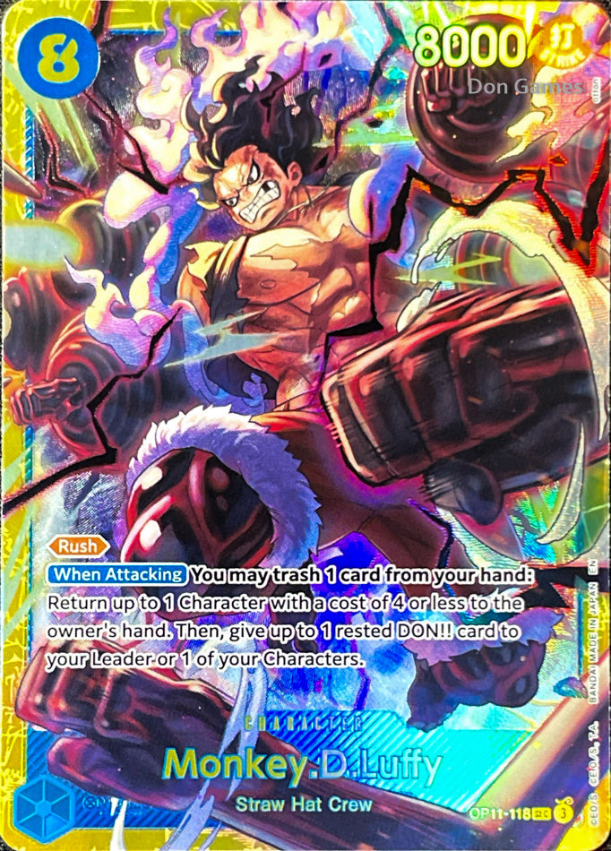 OP11-118 Monkey. D. Luffy Character Card