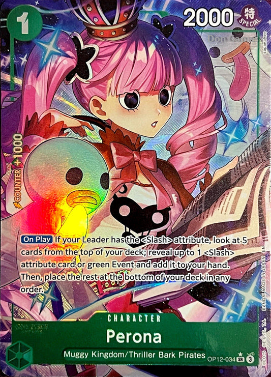 OP12-034 Perona Character Card Alternate Art