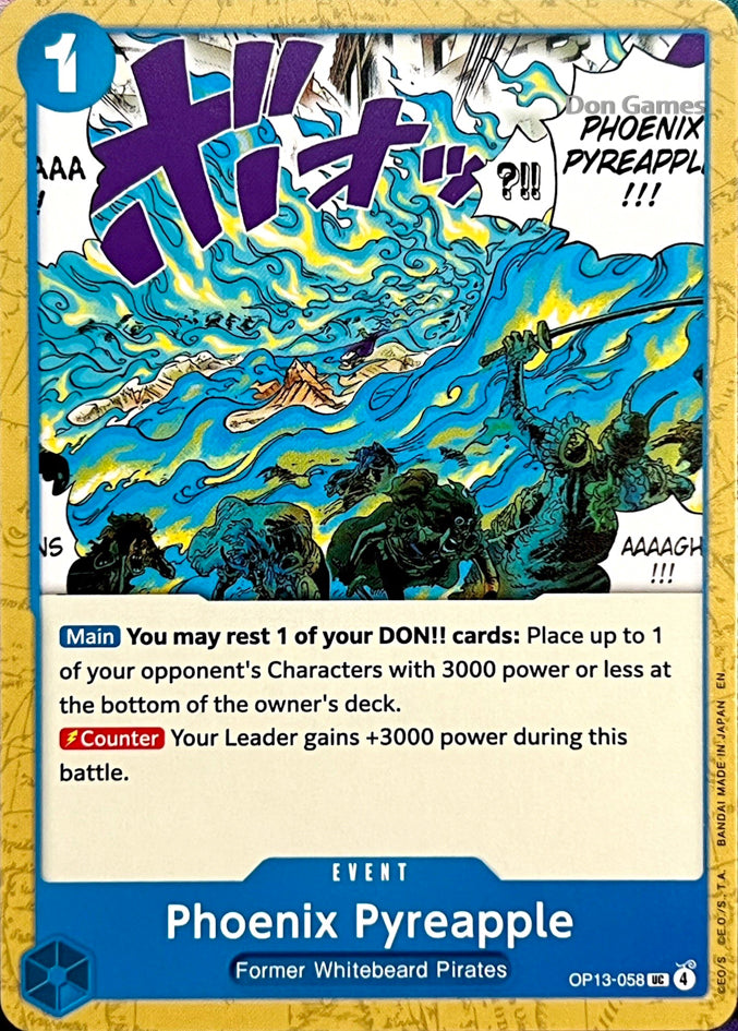 OP13-058 Phoenix Pyreapple Event Card