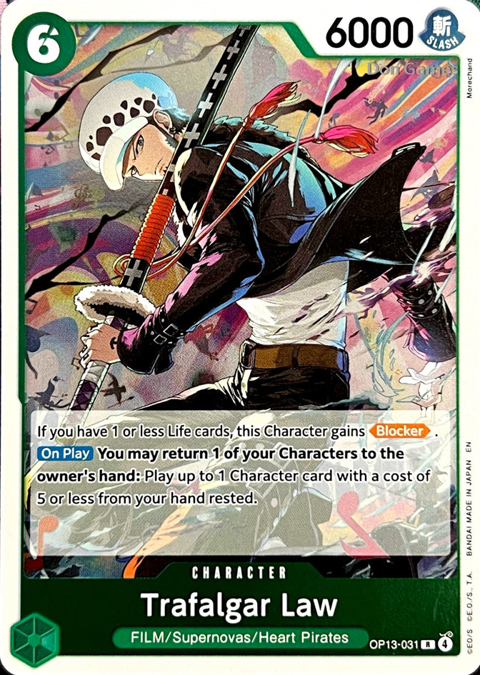 OP13-031 Trafalgar Law Character Card
