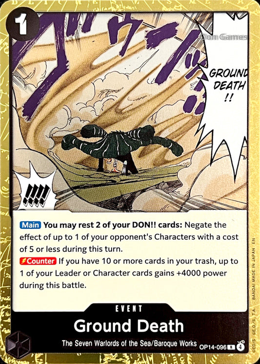 OP14-096 Ground Death Event Card