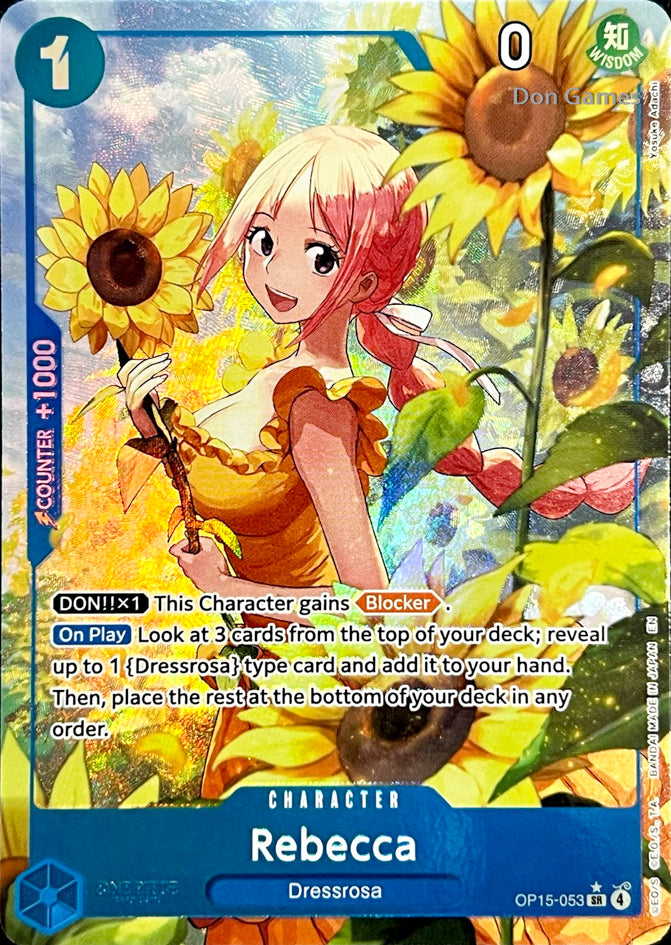 OP15-053 Rebecca Character Card Alternate Art