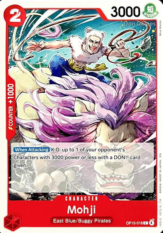 OP15-018 Mohji Character Card