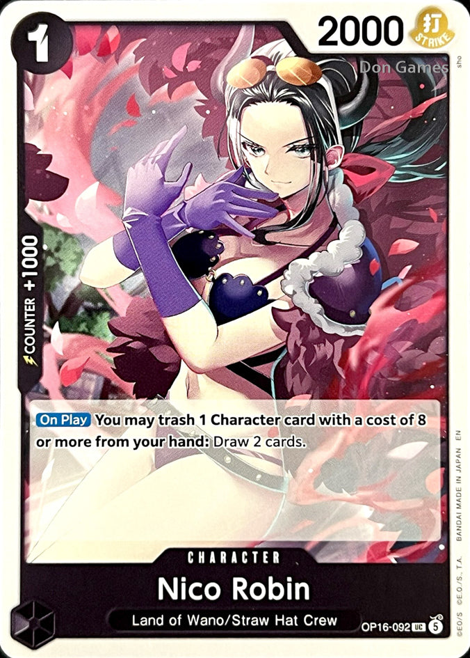 OP16-092 Nico Robin Character Card